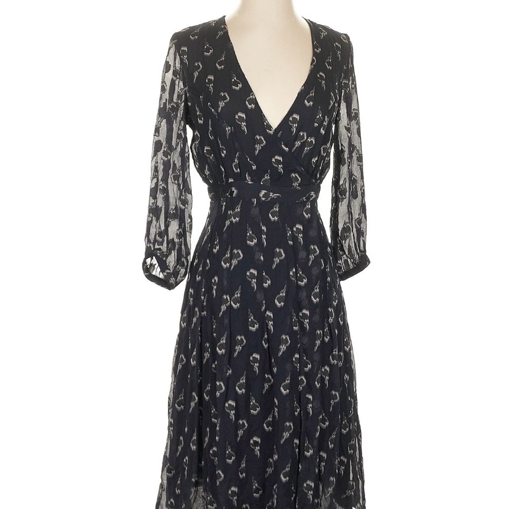 ba&sh Patterned Wrap Dress